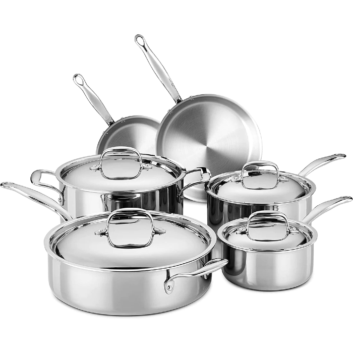 Legend Cookware 3-Ply Stainless 10-Piece Reviews 